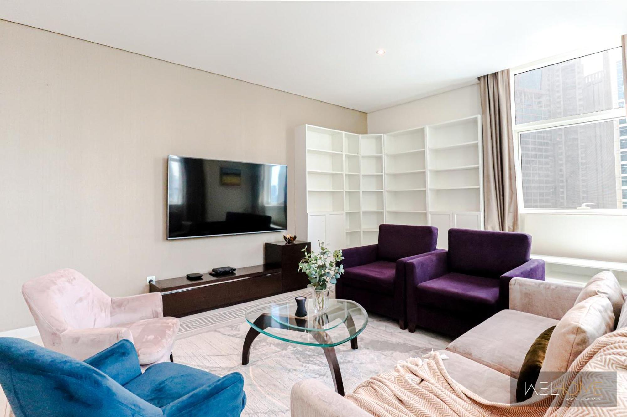 Welhome - Luxury Living In Business Bay 2Br + Maid'S Room Dubaj Zewnętrze zdjęcie