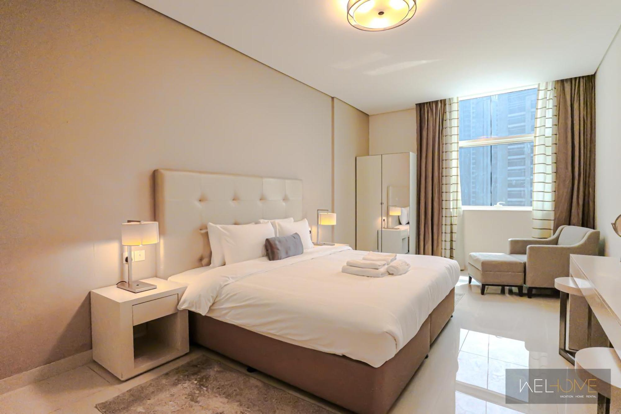 Welhome - Luxury Living In Business Bay 2Br + Maid'S Room Dubaj Zewnętrze zdjęcie